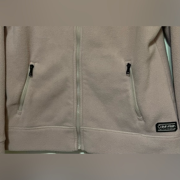 •Calvin Klein Performance• Woman’s Light Pink Full Zip Jacket (Size XL) - Picture 4 of 5
